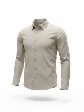 Five Four Gray Button-Up Shirt size large